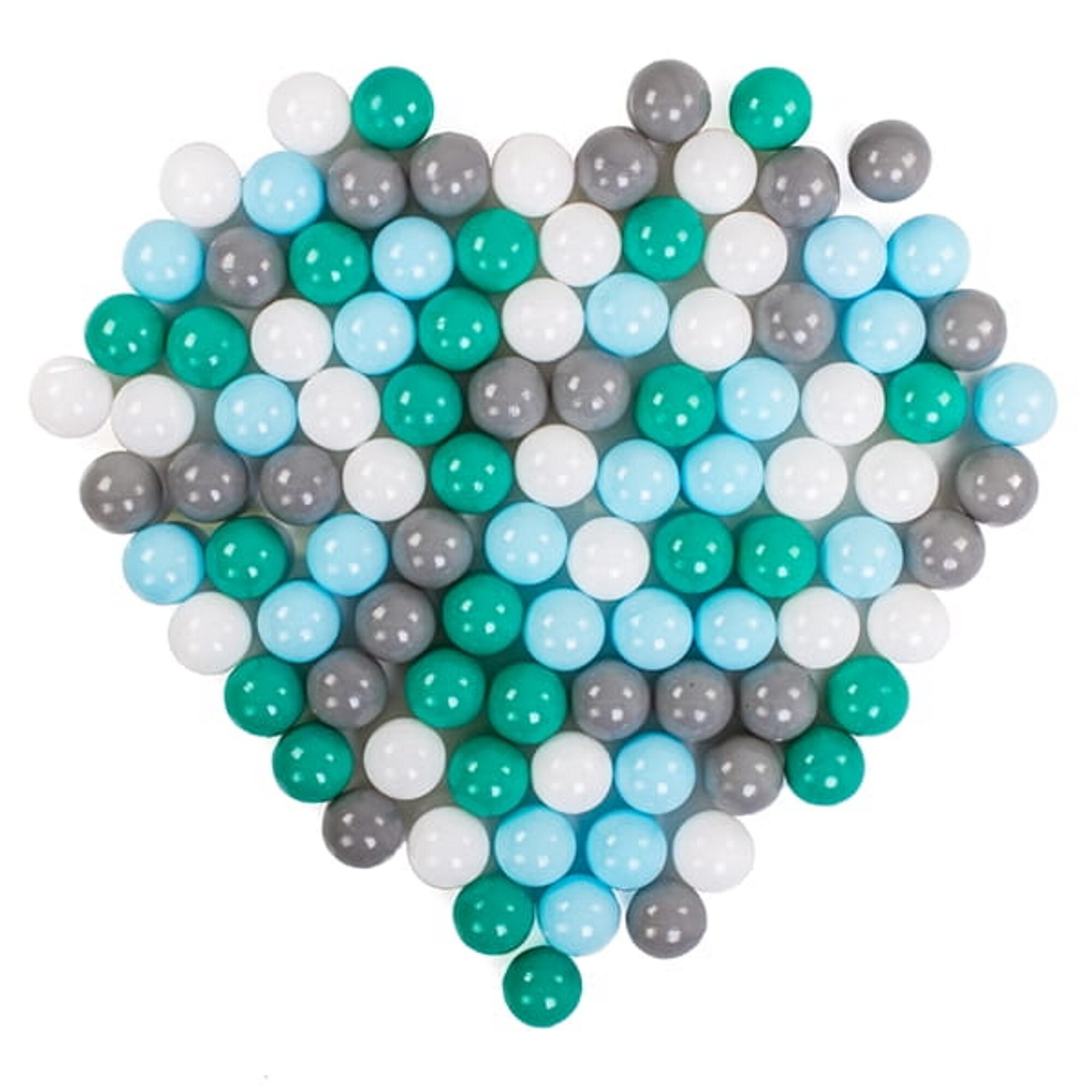 Set de joaca 100 bile colorate idealSTORE, Diametru bila 6 cm, Material moale si durabil, Nontoxic Ideal pentru piscine, parcuri de joaca si corturi, Multicolor