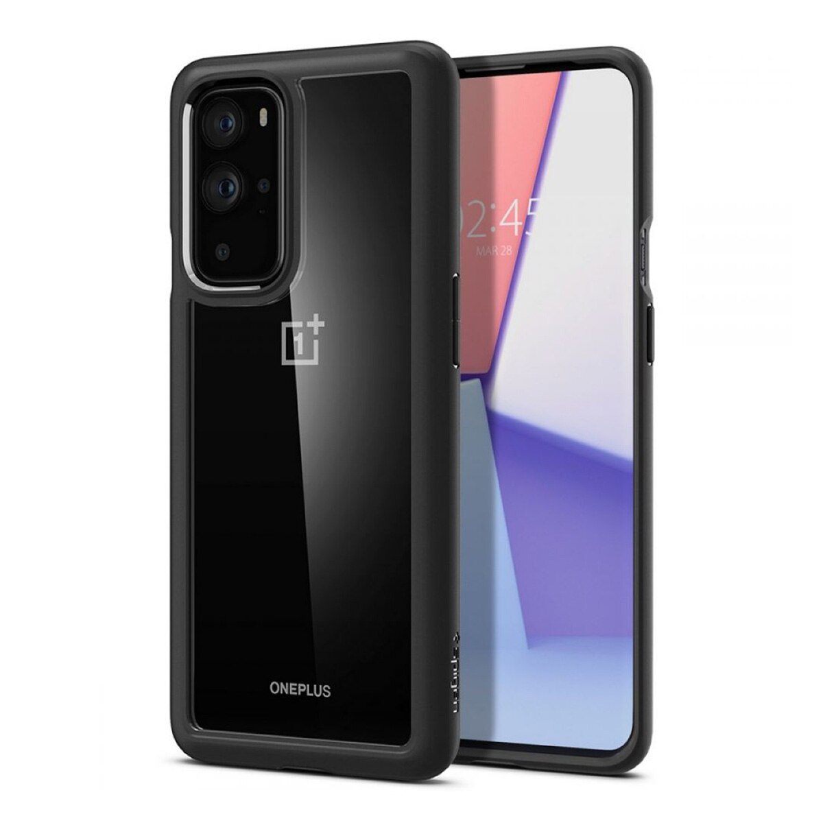 Husa de protectie, Spigen, Compatibil cu ONEPLUS 9 PRO MATTE, TPU, Negru