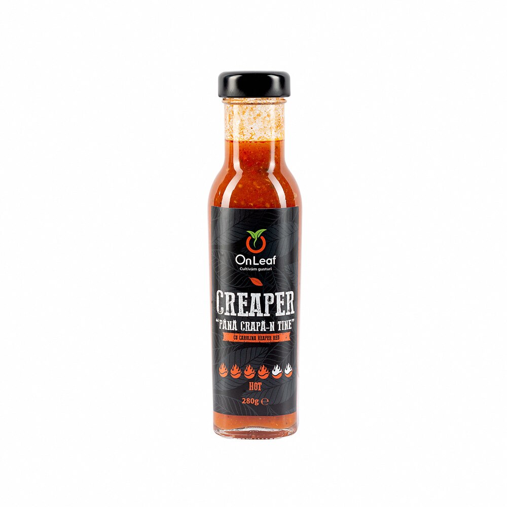 Sos iute Creaper Hot, Carolina Reaper Red, OnLeaf, 280 g