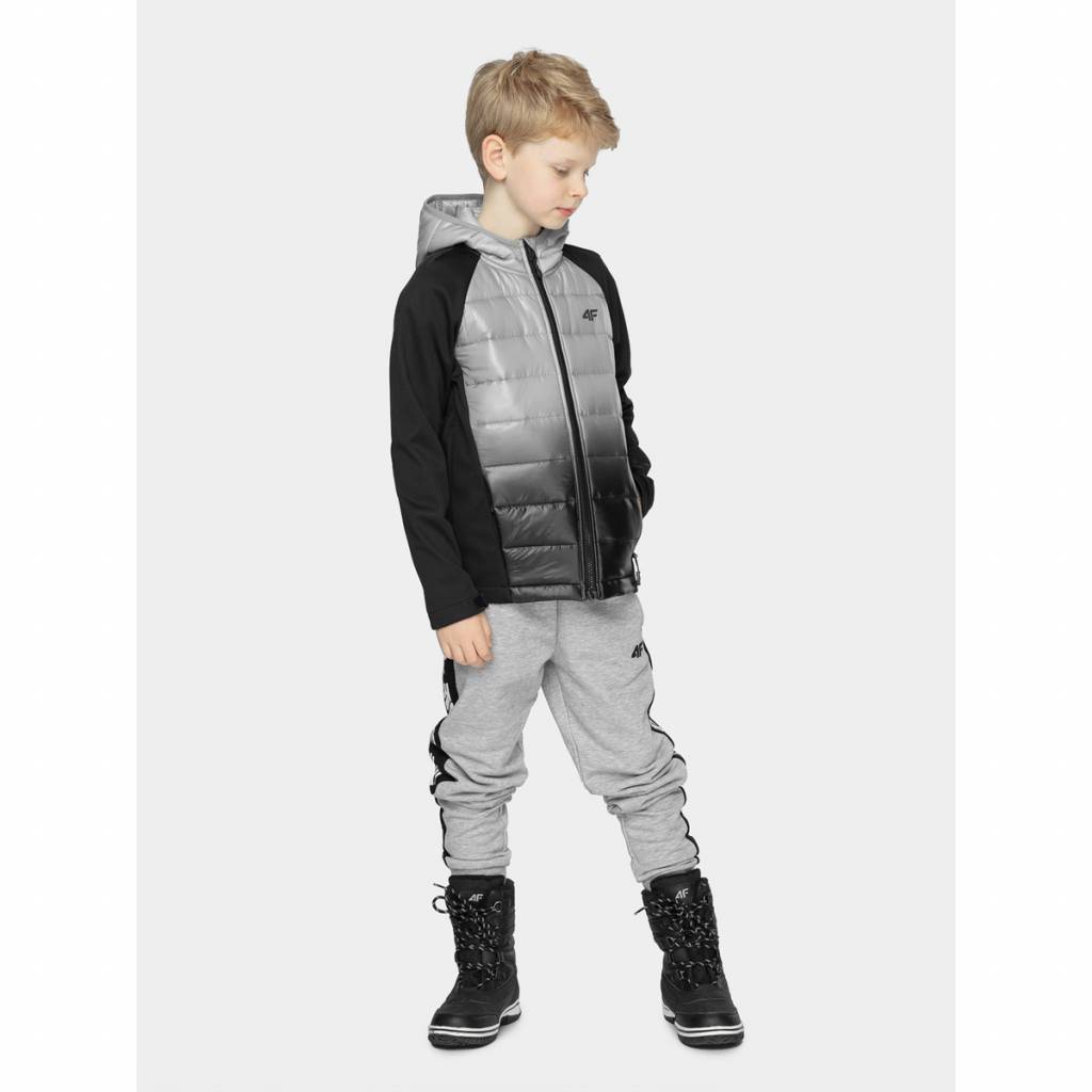 Geaca softshell pentru baieti, dimensiune: 122, gri