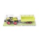 Jucarie Tractor cu remorca verde POWER Speed