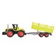 Jucarie Tractor cu remorca verde POWER Speed
