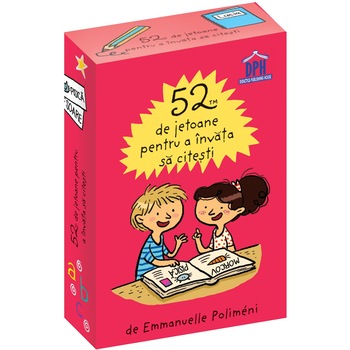 52 de jetoane pentru a invata sa citesti, Emmanuelle Poliméni 52 de jetoane pentru a invata sa citesti, Emmanuelle Poliméni