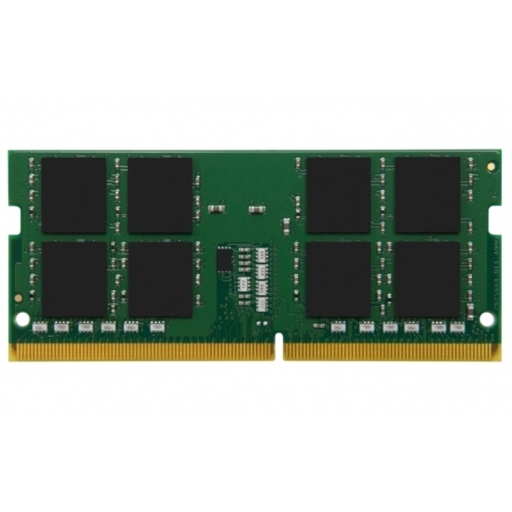 Памет за лаптоп KINGSTON 8GB 3200MHz DDR4 CL22 Non-ECC SODIMM Single Rank EAN: 740617310887 KVR32S22S6/8