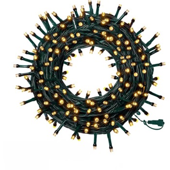 Instalatie de brad, 200 LED, 23m, 8 modele, Impermeabil, Alb cald Instalatie de brad, 200 LED, 23m, 8 modele, Impermeabil, Alb cald