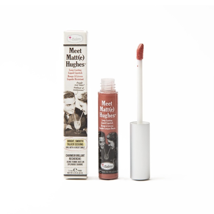 Folyékony rúzs theBalm, Meet Matt (e) Hughes, Doting, 7,4 ml