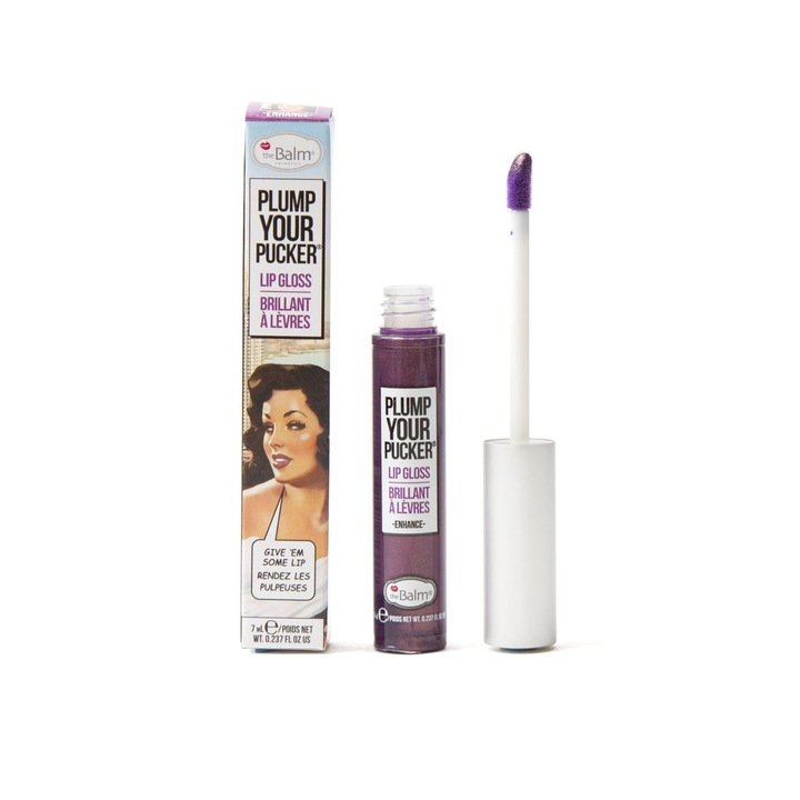 Гланц за устни theBalm, Plump Your Pucker, Enhance, 7 мл
