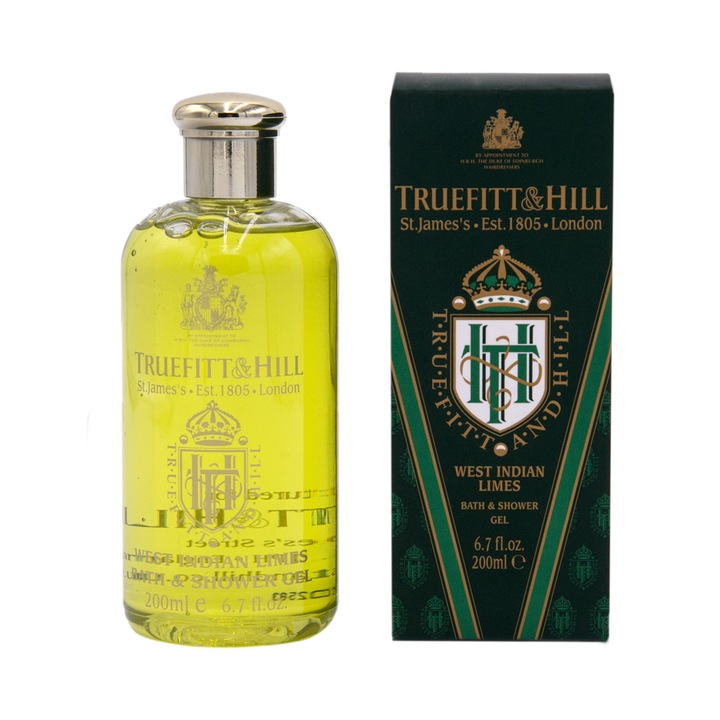 Truefitt & Hill Body tusfürdő, West Indian Limes fürdő- és tusfürdő, 200 g