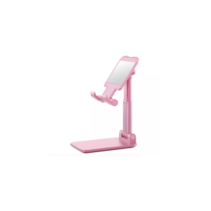 SOHO Telefon vagy tablet tartó, Töltő dokkoló, Rózsaszín
