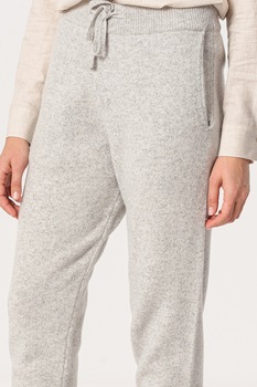 Marc O'Polo, Pantaloni din amestec de lana virgina cu talie inalta, Gri Marc O'Polo, Pantaloni din amestec de lana virgina cu talie inalta, Gri