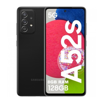 Telefon mobil Samsung Galaxy A52s, Dual SIM, 128GB, 8GB RAM, 5G, Black Telefon mobil Samsung Galaxy A52s, Dual SIM, 128GB, 8GB RAM, 5G, Black