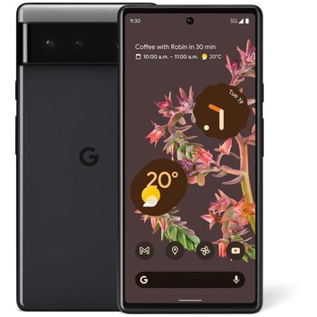 Telefon mobil Google Pixel 6, 128GB, 8GB RAM, 5G, Stormy Black Telefon mobil Google Pixel 6, 128GB, 8GB RAM, 5G, Stormy Black