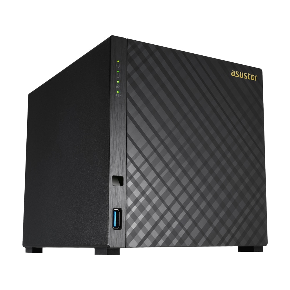 Network Attached Storage Asustor AS3204T, Procesor Intel® Celeron® Quad Core™ 1.60GHz, 2GB DDR3L, 4-bay, USB 3.0, 1 x GbE, Tower