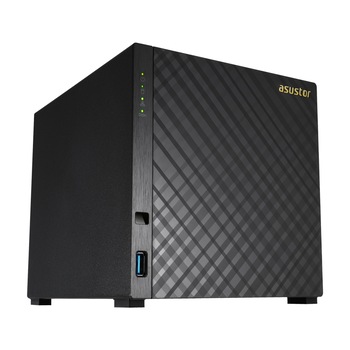 Network Attached Storage Asustor AS3204T, Procesor Intel® Celeron® Quad Core™ 1.60GHz, 2GB DDR3L, 4-bay, USB 3.0, 1 x GbE, Tower Network Attached Storage Asustor AS3204T, Procesor Intel® Celeron® Quad Core™ 1.60GHz, 2GB DDR3L, 4-bay, USB 3.0, 1 x GbE, Tower