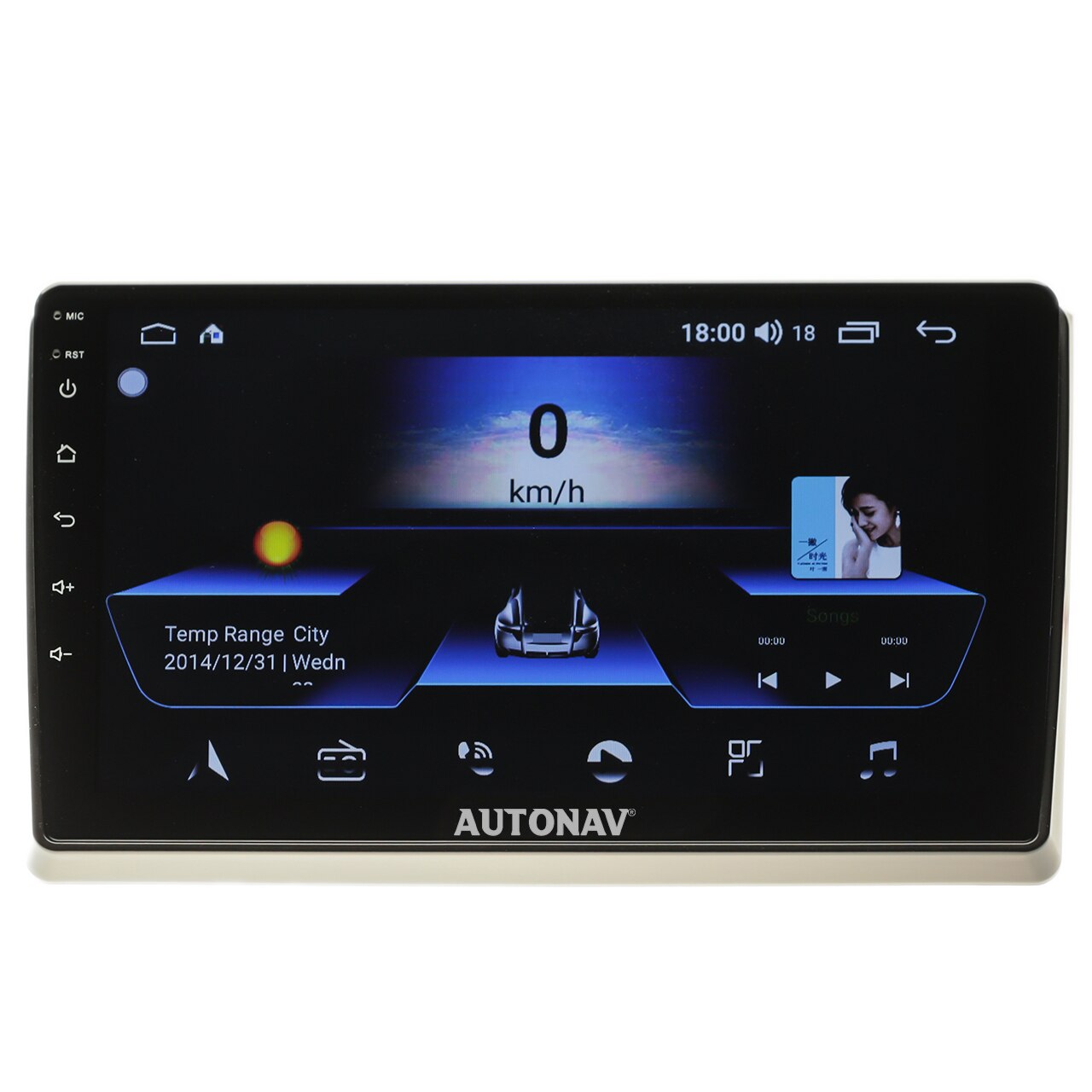 Navigatie AUTONAV Android GPS Dedicata Audi A4 B6 si B7, Model Classic, Memorie 16GB Stocare, 1GB DDR3 RAM, Display 9