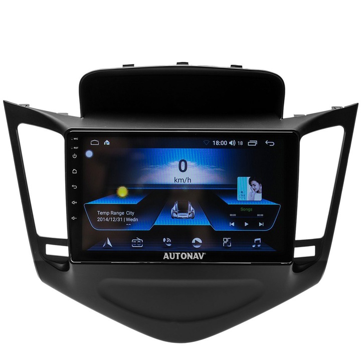 Navigatie AUTONAV Android GPS Dedicata Chevrolet Cruze 2008-2016, Model Classic, Memorie 64GB Stocare, 4GB RAM, Display 9" Full-Touch, WiFi, 2 x USB, Bluetooth, 4G, Octa-Core 8 * 1.8GHz, 4 * 50W Audio