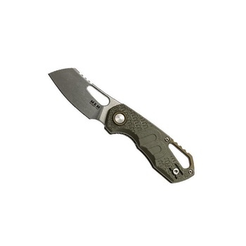 Briceag, MKM, Isonzo by Fox, Cleaver, Verde, 9 cm Briceag, MKM, Isonzo by Fox, Cleaver, Verde, 9 cm