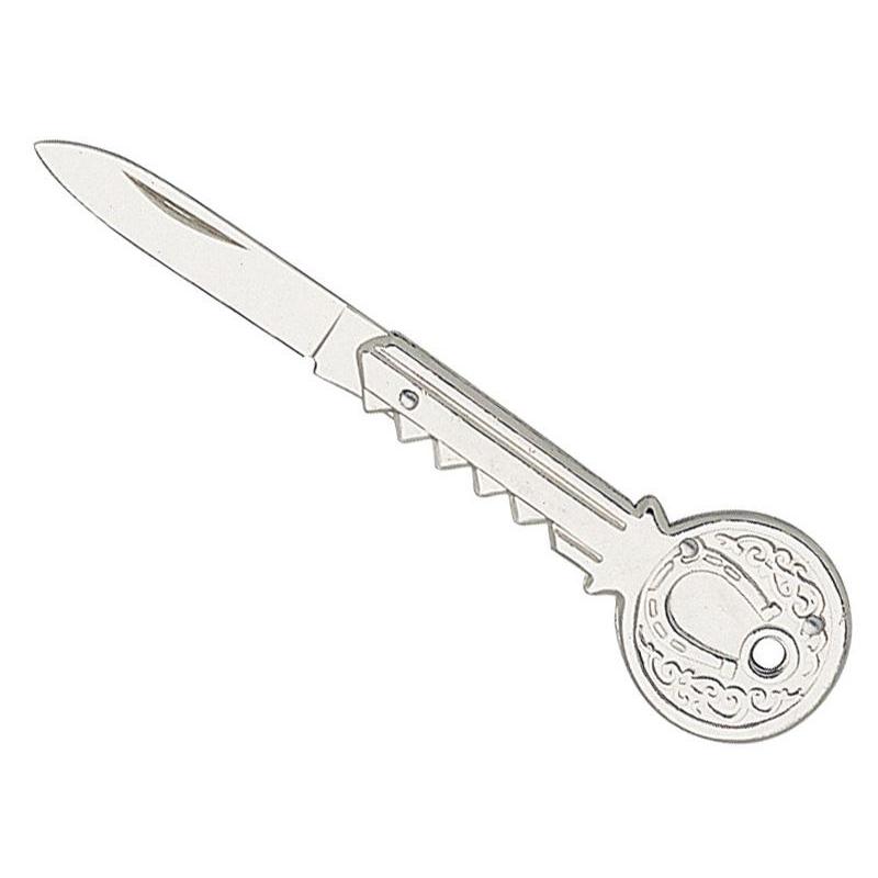 Cutit Divers sub forma de cheie, Inox, 6 cm, Alb