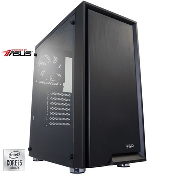 Sistem Desktop PC Gaming Serioux Powered by ASUS cu procesor Intel® Core™ i5-10400F pana la 4.30GHz, 16GB DDR4, 512GB SSD, GeForce® GTX 1650 4GB GDDR6, No OS Sistem Desktop PC Gaming Serioux Powered by ASUS cu procesor Intel® Core™ i5-10400F pana la 4.30GHz, 16GB DDR4, 512GB SSD, GeForce® GTX 1650 4GB GDDR6, No OS