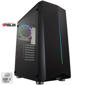 Sistem Desktop PC Gaming Serioux Powered by ASUS cu procesor Intel® Core™ i5-10400F pana la 4.30GHz, 16GB DDR4, 512GB SSD, GeForce® GTX 1660 6GB GDDR5, No OS Sistem Desktop PC Gaming Serioux Powered by ASUS cu procesor Intel® Core™ i5-10400F pana la 4.30GHz, 16GB DDR4, 512GB SSD, GeForce® GTX 1660 6GB GDDR5, No OS