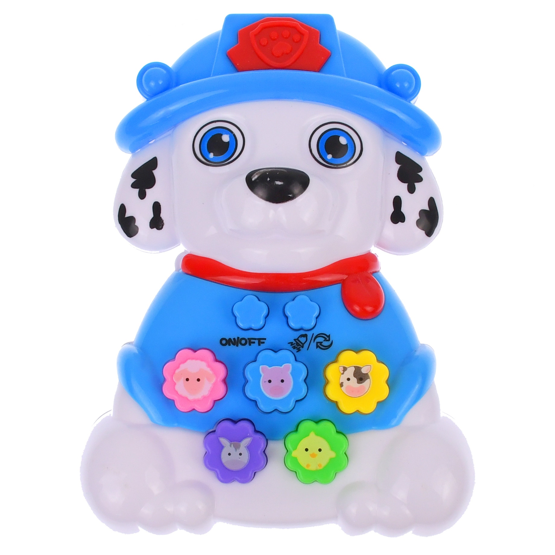 Telefon de jucarie interactiv cu 6 butoane, sunete si luminite, multicolor