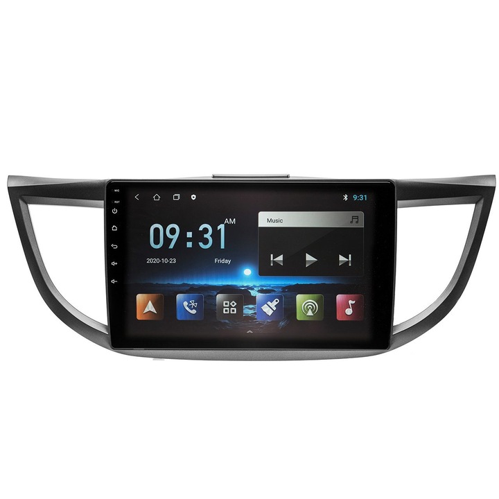 Navigatie AUTONAV Android GPS Dedicata Honda CR-V 2011-2016, Model Classic, Memorie 64GB Stocare, 4GB RAM, Display 10" Full-Touch, WiFi, 2 x USB, Bluetooth, 4G, Octa-Core 8 * 1.8GHz, 4 * 50W Audio