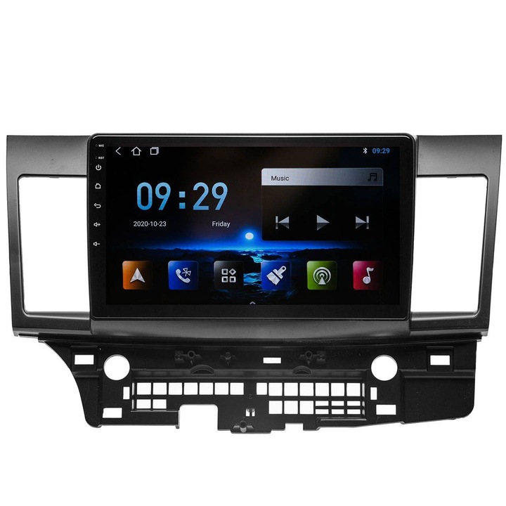 Navigatie AUTONAV Android GPS Dedicata Mitsubishi Lancer 2007-2017, Model Classic, Memorie 64GB Stocare, 2GB RAM, Display 9" Full-Touch, WiFi, 2 x USB, Bluetooth, Quad-Core 4 * 1.8GHz, 4 * 50W Audio