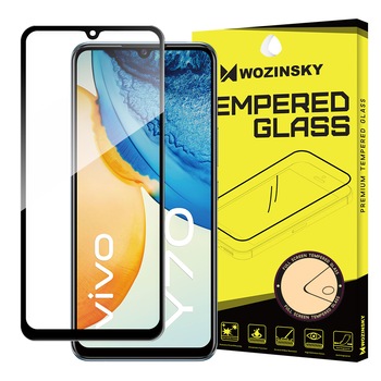Folie Sticla Wozinsky, Tempered Glass 9H, Full Glue, Compatibil cu Vivo Y70, Negru Folie Sticla Wozinsky, Tempered Glass 9H, Full Glue, Compatibil cu Vivo Y70, Negru