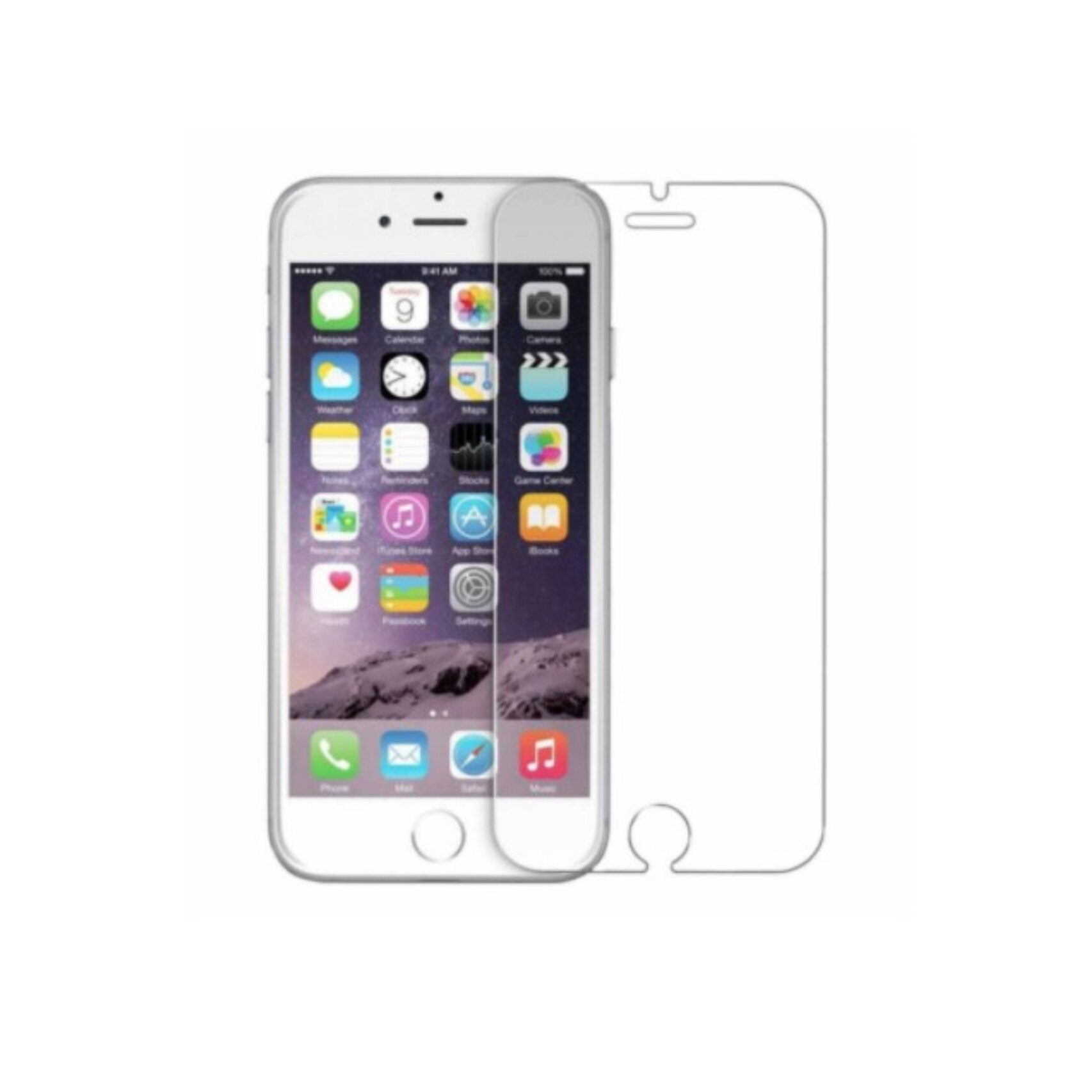 Folie high quality pentru iPhone 6, Explosion-Proof, 9H, kit montare