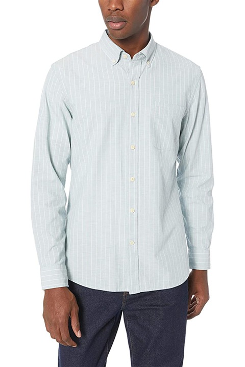 Camasa, Find, Bumbac, Albastru deschis, Alb/Albastru