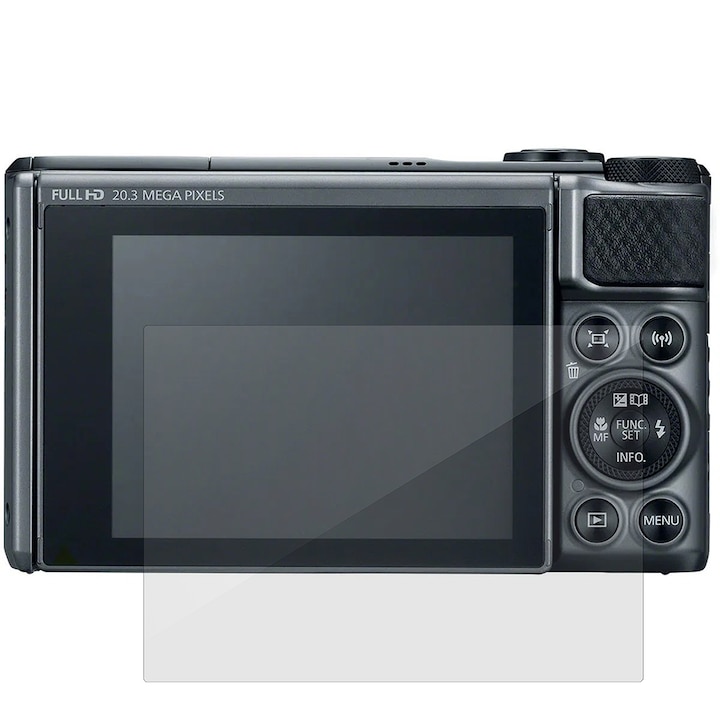 Silkase fólia készlet Canon PowerShot SX730 HS-hez, 2db, kijelzővédő, szilikon, megújuló