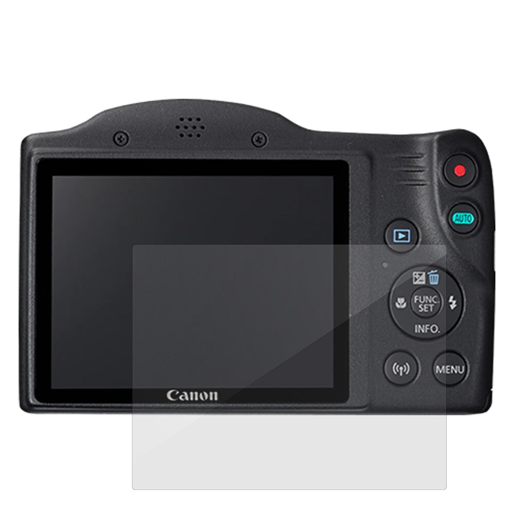 Set folii SILKASE pentru Canon Powershot SX430 IS, 2 buc, protectie