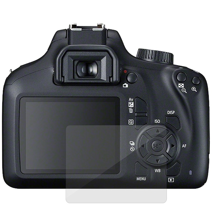 SILKASE fólia szett Canon EOS 4000D BK SEE-hez, 2 db, kijelzővédő, szilikon, megújuló