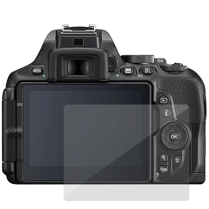 SILKASE fólia készlet Nikon D5600-hoz, 2db, kijelzővédő, szilikon, megújuló