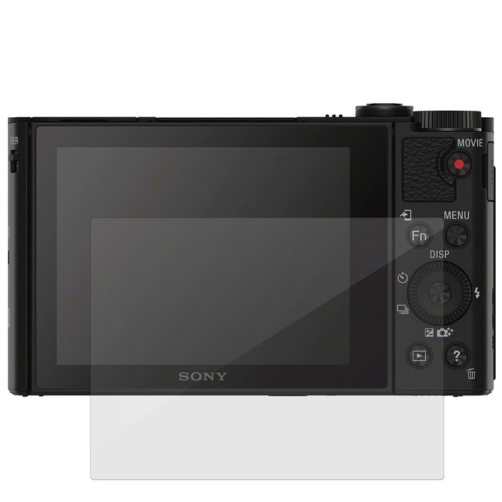 SILKASE fóliakészlet Sony Cyber-Shot DSC-HX90-hez, 2 db, kijelző védelem, szilikon, megújuló