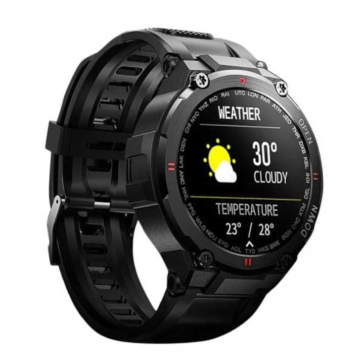 Мъжки смарт часовник BeSmart K22, Кръвно налягане, Водоустойчив, Пулс