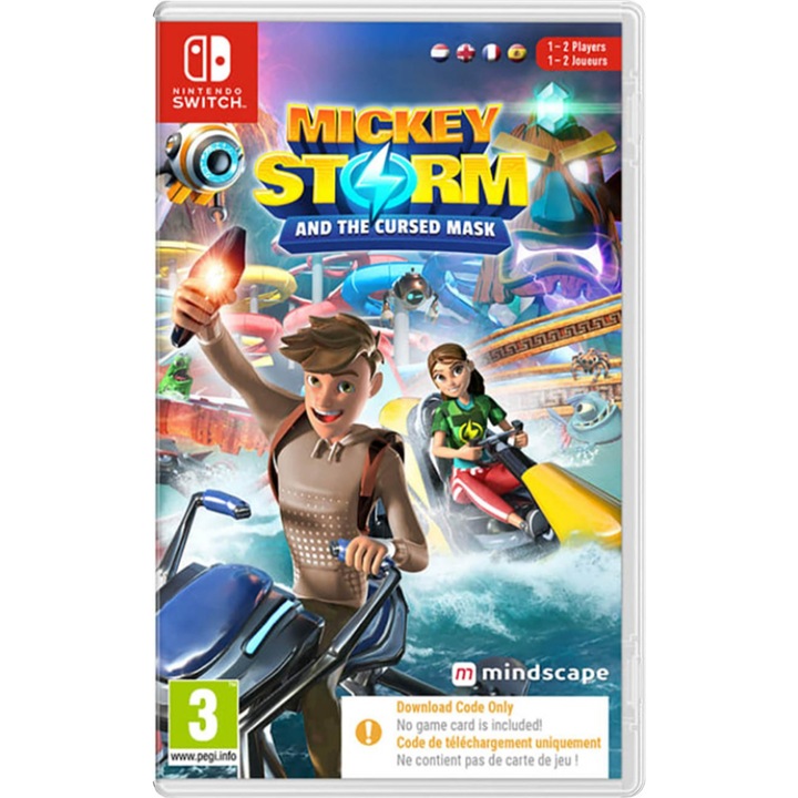 Mickey Storm And The Cursed Mask code In A Box Nintendo Switch Játékszoftver