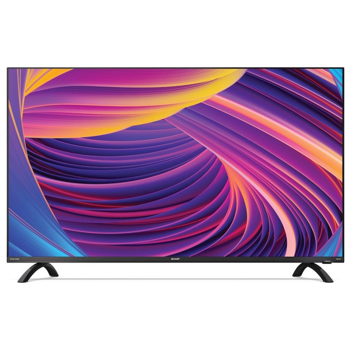 Телевизор Sharp LC-50UDL3L2EB, 50 4K Ultra HD Android TV, Черен