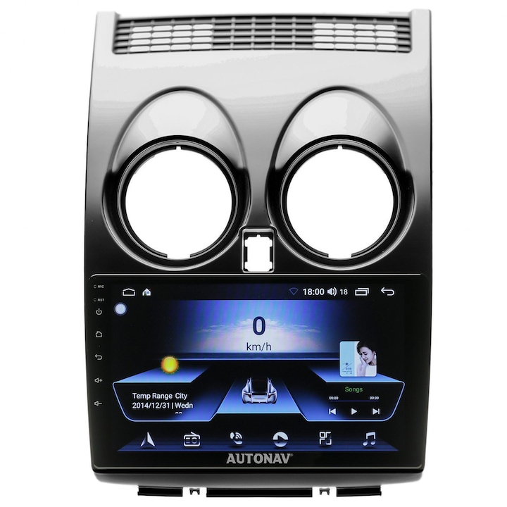 Navigatie AUTONAV Android GPS Dedicata Nissan Qashqai 2006-2013, Model Classic, Memorie 64GB Stocare, 4GB RAM, Display 9" Full-Touch, WiFi, 2 x USB, Bluetooth, 4G, Octa-Core 8 * 1.8GHz, 4 * 50W Audio