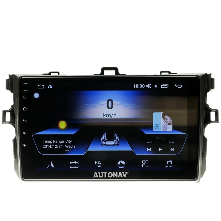 Navigatie AUTONAV Android GPS Dedicata Toyota Verso 2009-2019, Model Classic, Memorie 64GB Stocare, 2GB RAM, Display 9" Full-Touch, WiFi, 2 x USB, Bluetooth, Quad-Core 4 * 1.8GHz, 4 * 50W Audio