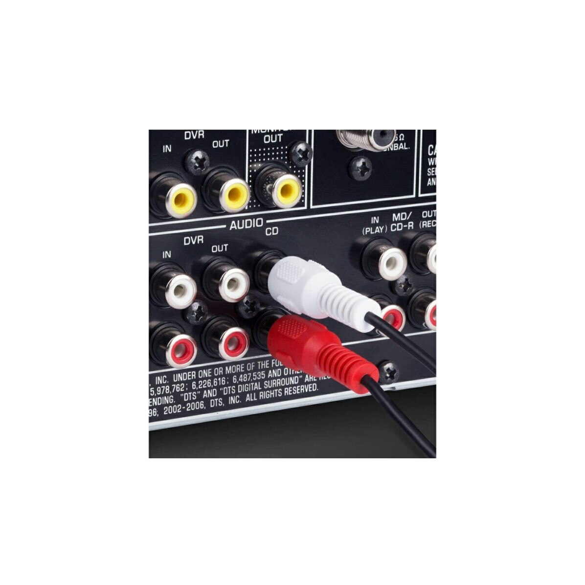 Кабел 2 RCA мъжки към 2 RCA мъжки, 3 м, черен - eMAG.bg