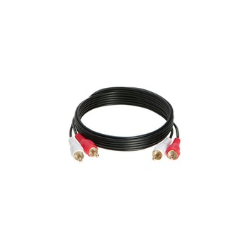 Cablu 2 RCA tata la 2 RCA tata, 3 m, Negru Cablu 2 RCA tata la 2 RCA tata, 3 m, Negru