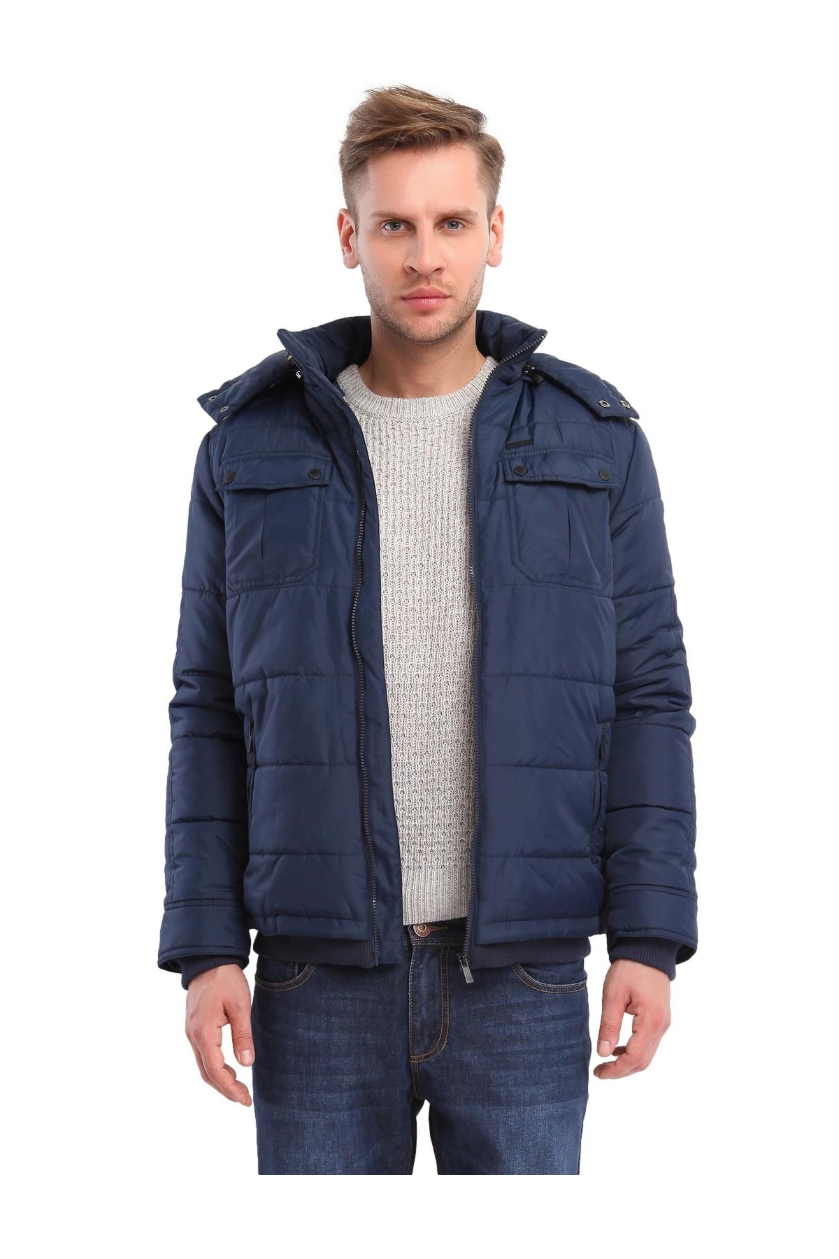 Jacheta barbati TOP SECRET Reliable, Albastru inchis, XL