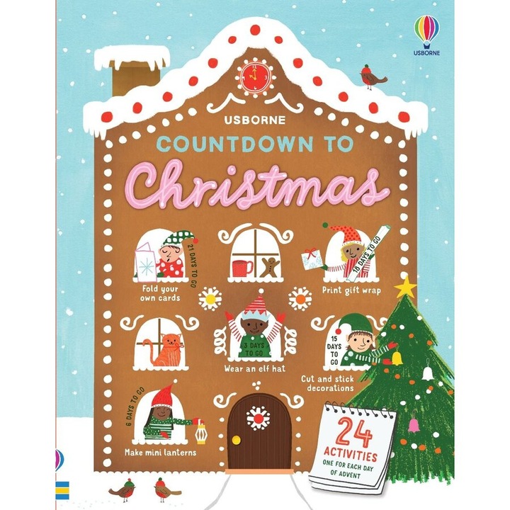 Usborne – Countdown to Christmas – Carte pentru copii 6+ ani
