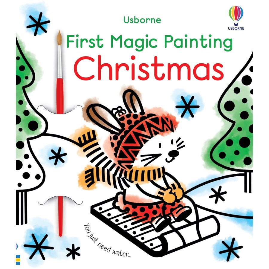 Carte Usborne - First Magic Painting Christmas, autor Matthew Oldham, 3 ani +
