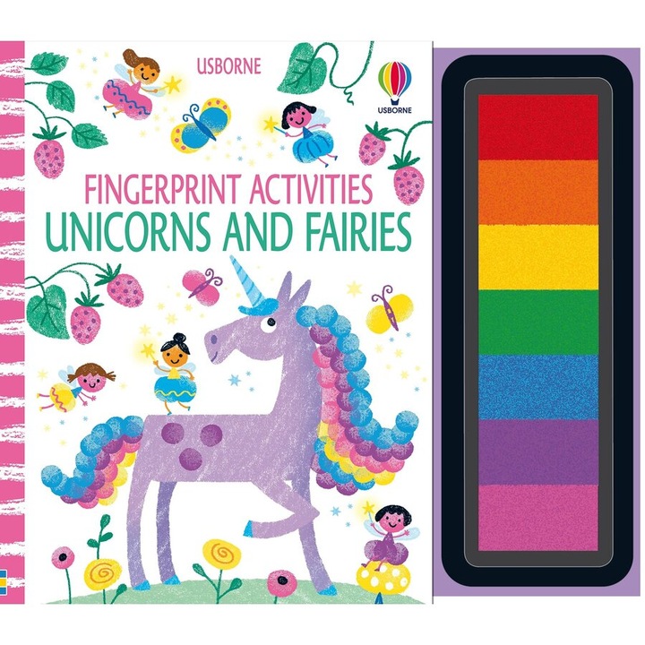 Carte Usborne - Fingerprint Activities Unicorns and Fairies, autor Fiona Watt, 6 ani +