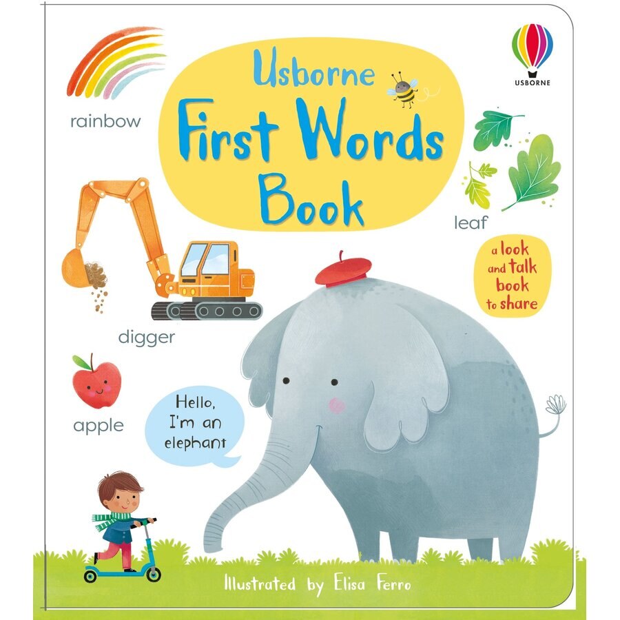 Carte Usborne - First Words Book, autori Matthew Oldham si Mary Cartwright, 2 ani +