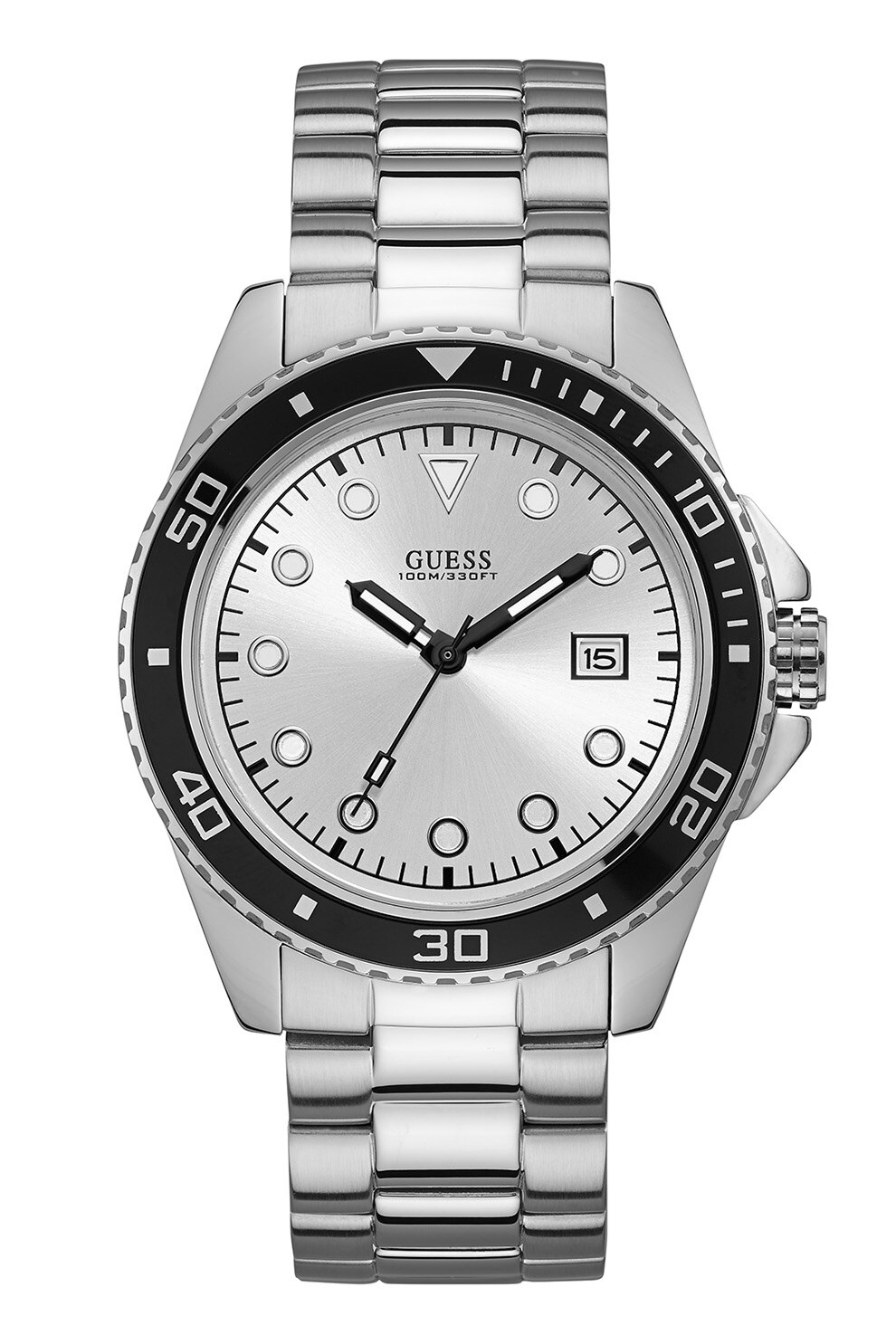 Guess, Ceas din otel inoxidabil, Argintiu