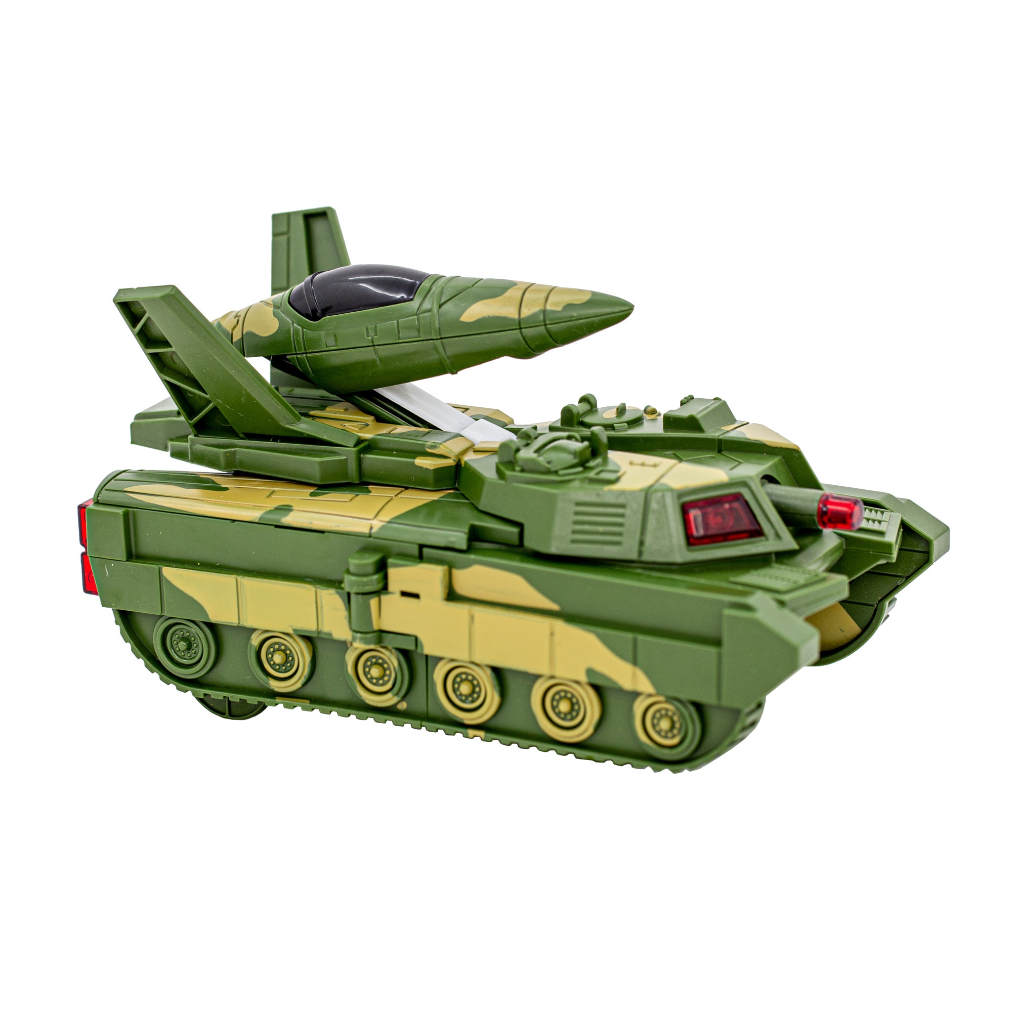 Avion de armata,de jucarie,cu sunete si lumini,transformabil in tanc