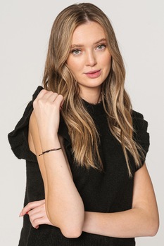 Noisy May, Vesta tricotata cu volane Sally, Negru Noisy May, Vesta tricotata cu volane Sally, Negru